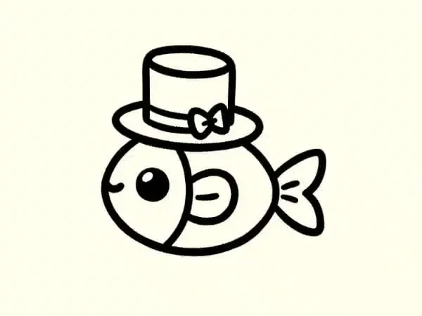 Fish in Fancy Hat
