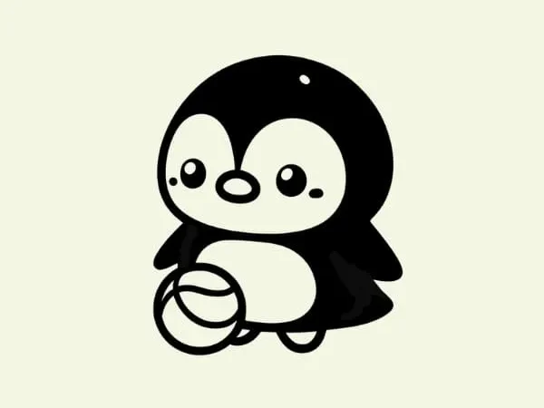 Penguin with Ball