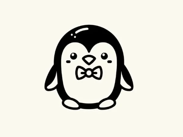 Penguin with Bowtie