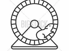 Hamster on a Wheel