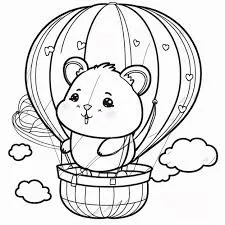 Hamster in a Hot Air Balloon