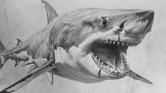 shark drawing