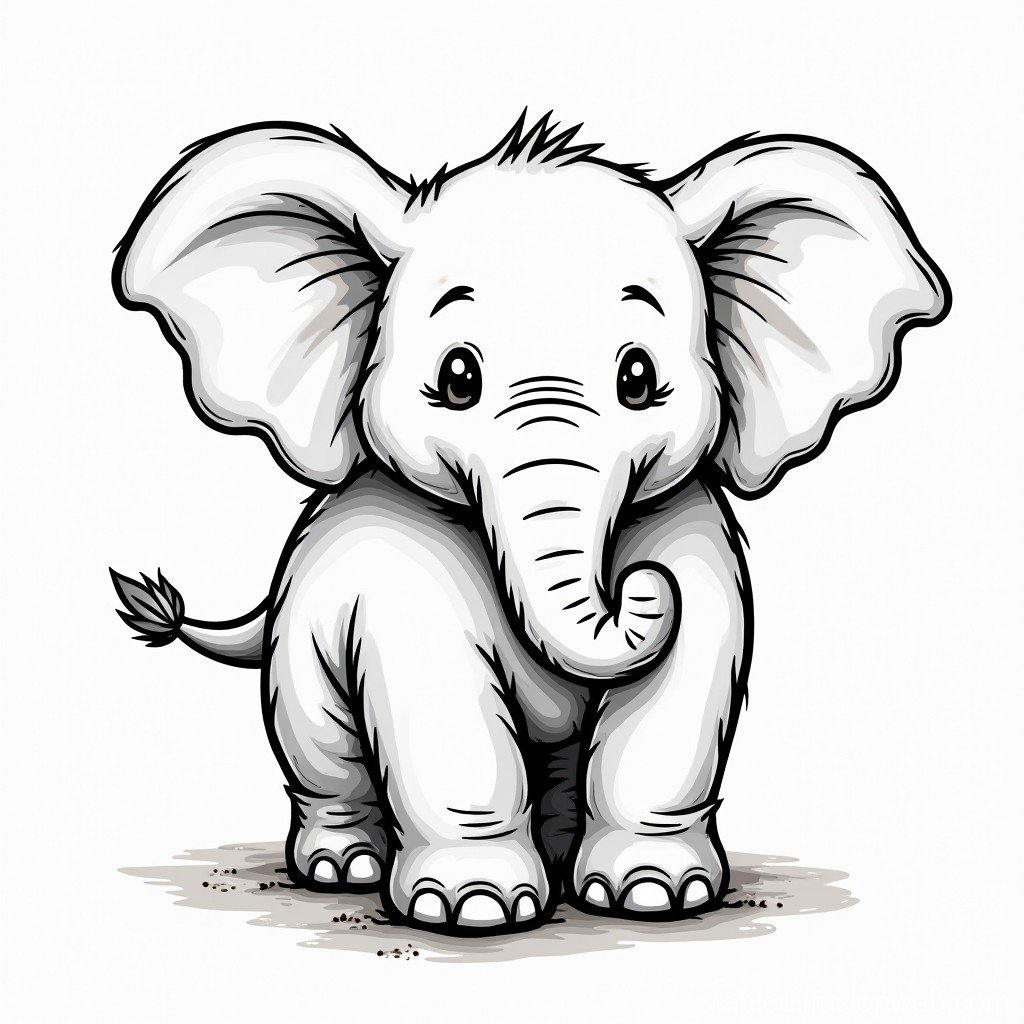 elephant drawing